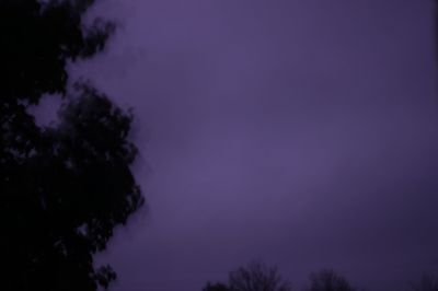 This was a fairly strong storm that hit around 10:30. These images are from about midnight-12:30. Just a note, it is pitch black outside. I got these with my camera on a tripod with my ISO and Shutter settings maxed out. 
